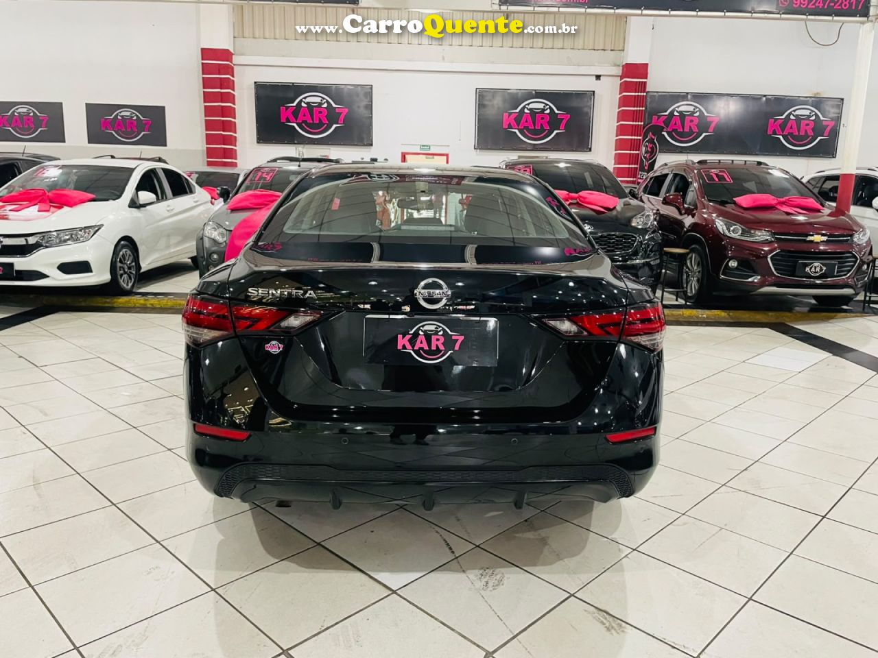 NISSAN   SENTRA EXCLUSIVE 2.0 16V AUT.   PRETO 2024 2.0 GASOLINA - Loja
