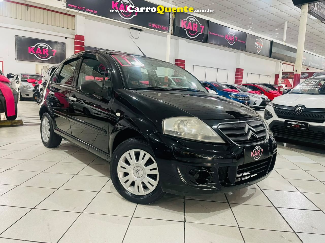 CITROËN   C3 GLX 1.4 GLX SONORA 1.4 FLEX 8V 5P   PRETO 2011 1.4 FLEX - Loja
