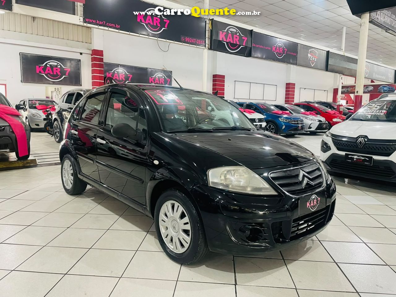 CITROËN   C3 GLX 1.4 GLX SONORA 1.4 FLEX 8V 5P   PRETO 2011 1.4 FLEX - Loja