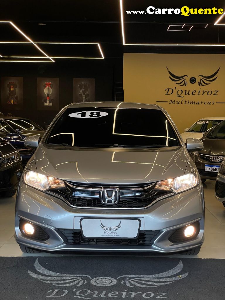HONDA   FIT LX 1.5 FLEXONE 16V 5P AUT.   CINZA 2018 1.5 FLEX - Loja