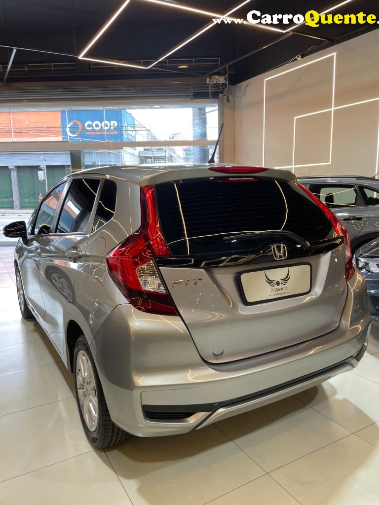 HONDA   FIT LX 1.5 FLEXONE 16V 5P AUT.   CINZA 2018 1.5 FLEX - Loja