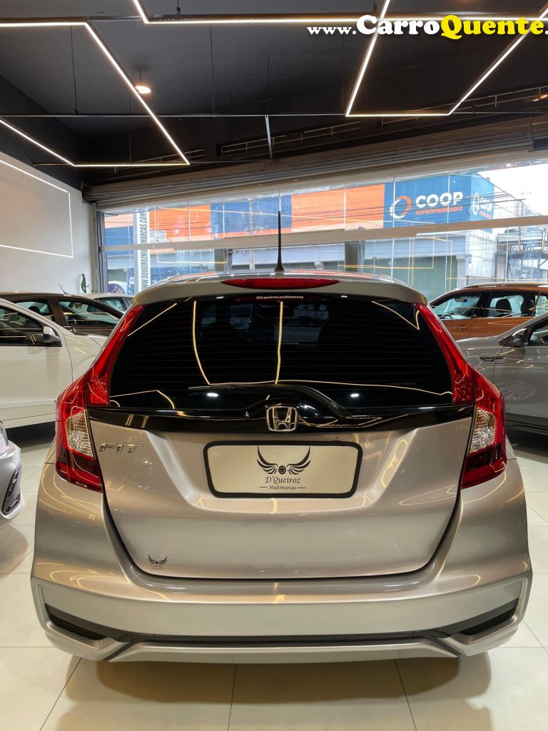 HONDA   FIT LX 1.5 FLEXONE 16V 5P AUT.   CINZA 2018 1.5 FLEX - Loja