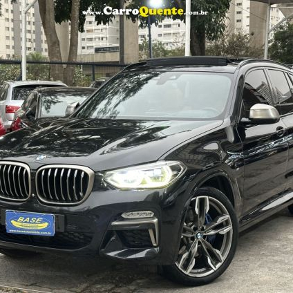 BMW   X3 M40I 3.0 TURBO V6  AUT.   PRETO 2019 3.0 GASOLINA