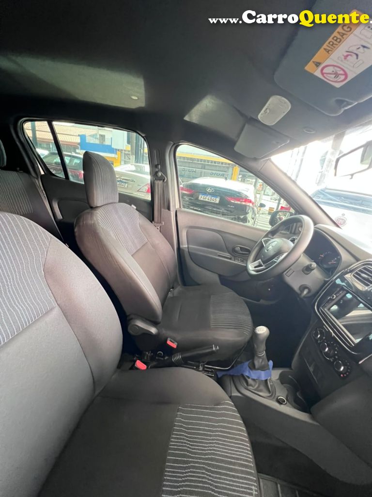RENAULT   SANDERO LIFE 1.0 MT   PRATA 2021 1.0 FLEX - Loja