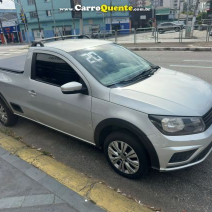 VOLKSWAGEN   SAVEIRO TRENDLINE 1.6 T.FLEX 8V   PRATA 2020 1.6 FLEX