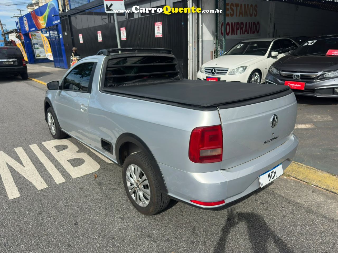 VOLKSWAGEN   SAVEIRO TRENDLINE 1.6 T.FLEX 8V   PRATA 2020 1.6 FLEX - Loja