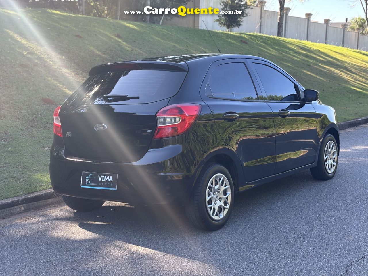 FORD   KA 1.0 SESE PLUS TIVCT FLEX 5P   PRETO 2018 1.0 FLEX - Loja