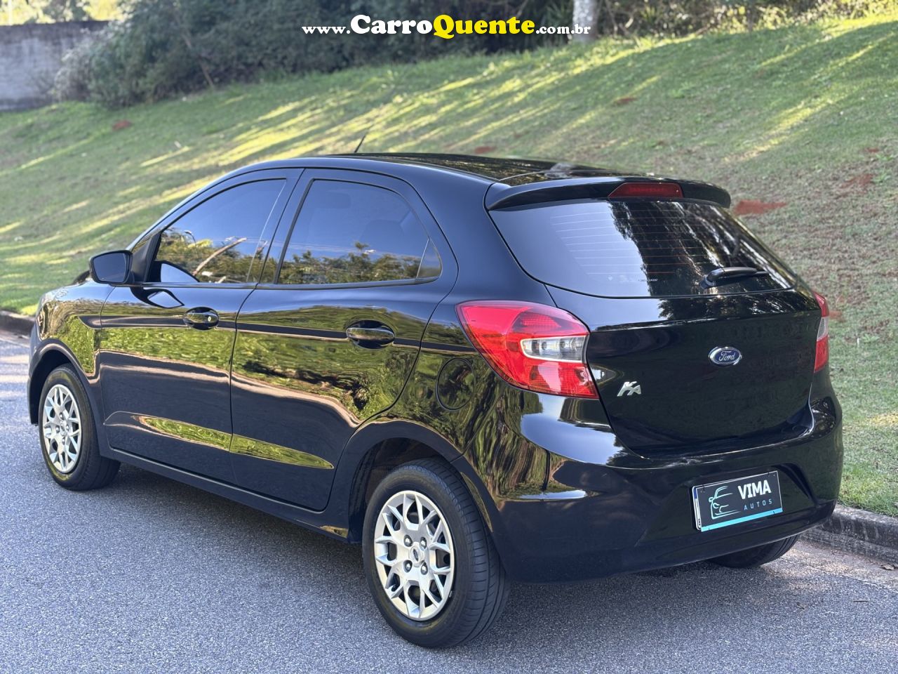 FORD   KA 1.0 SESE PLUS TIVCT FLEX 5P   PRETO 2018 1.0 FLEX - Loja