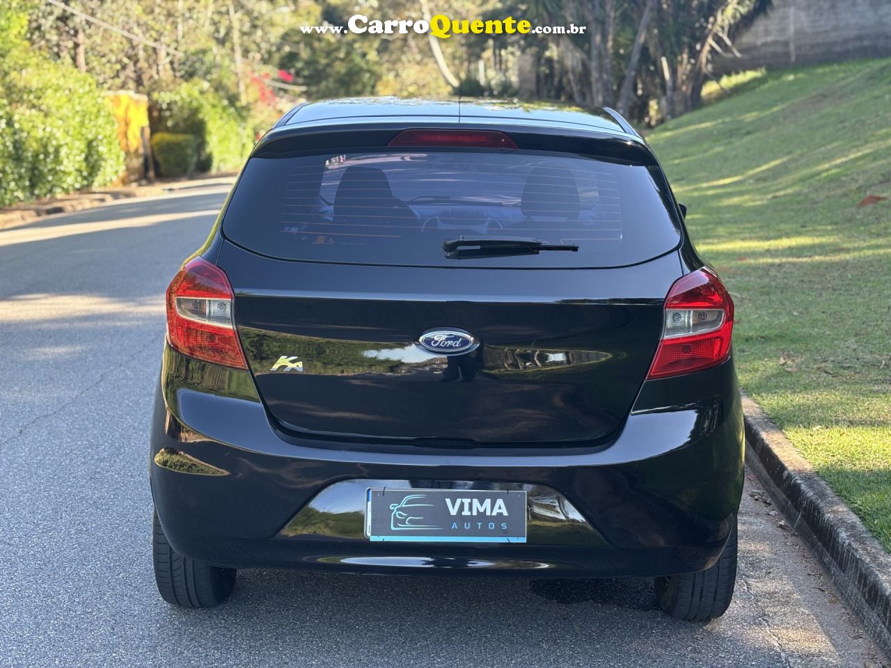 FORD   KA 1.0 SESE PLUS TIVCT FLEX 5P   PRETO 2018 1.0 FLEX - Loja