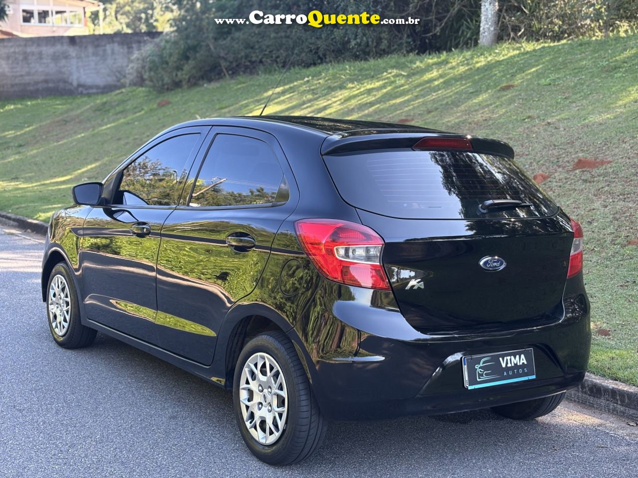 FORD   KA 1.0 SESE PLUS TIVCT FLEX 5P   PRETO 2018 1.0 FLEX - Loja