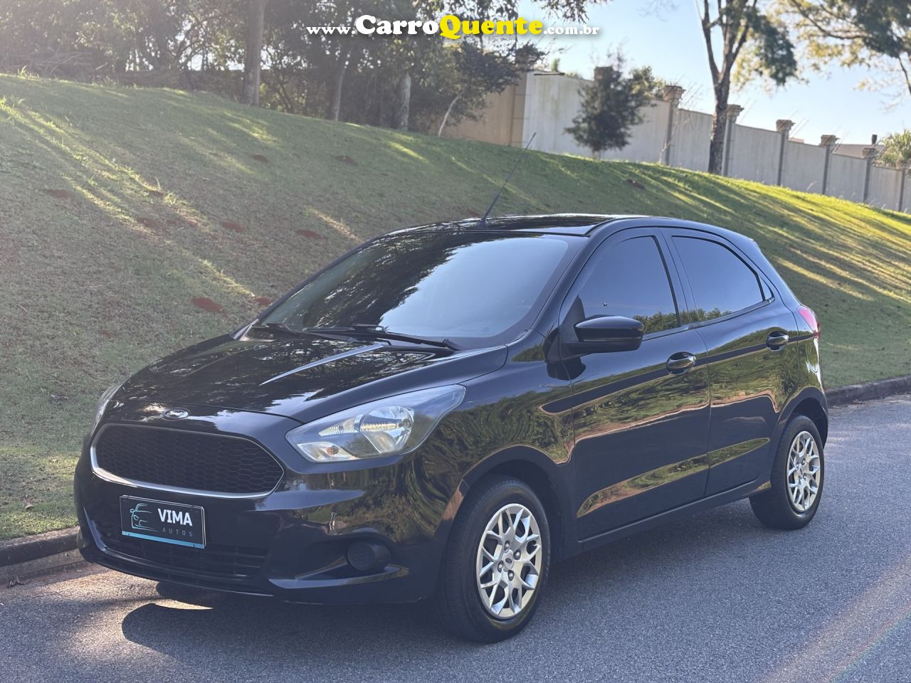 FORD   KA 1.0 SESE PLUS TIVCT FLEX 5P   PRETO 2018 1.0 FLEX - Loja