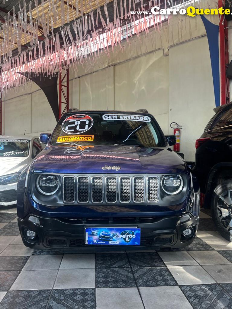 JEEP   RENEGADE LONGITUDE 1.8 4X2 FLEX 16V AUT.   AZUL 2020 1.8 FLEX - Loja