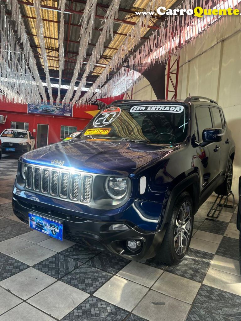 JEEP   RENEGADE LONGITUDE 1.8 4X2 FLEX 16V AUT.   AZUL 2020 1.8 FLEX - Loja