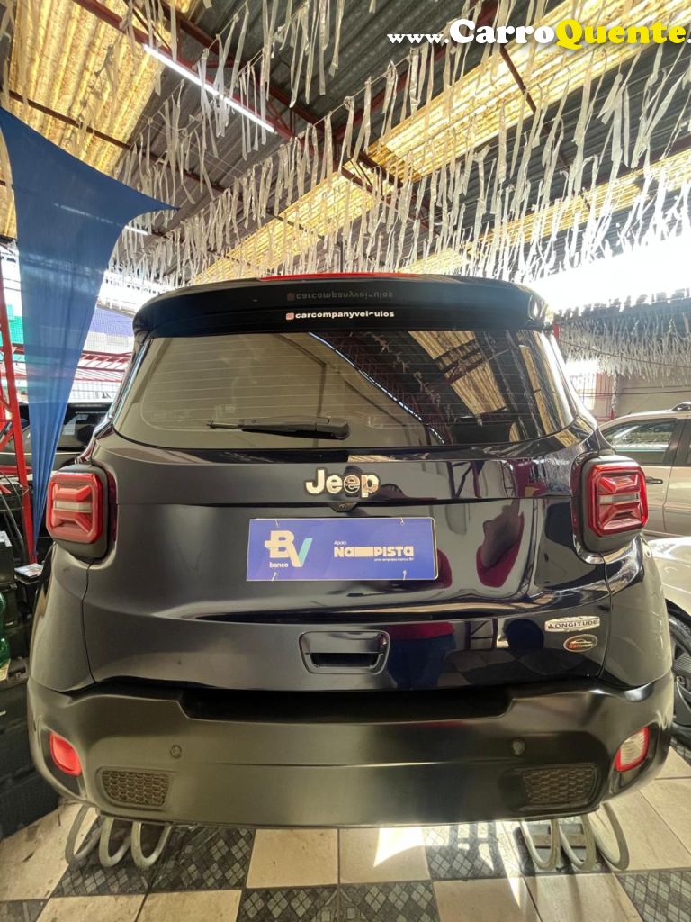 JEEP   RENEGADE LONGITUDE 1.8 4X2 FLEX 16V AUT.   AZUL 2020 1.8 FLEX - Loja