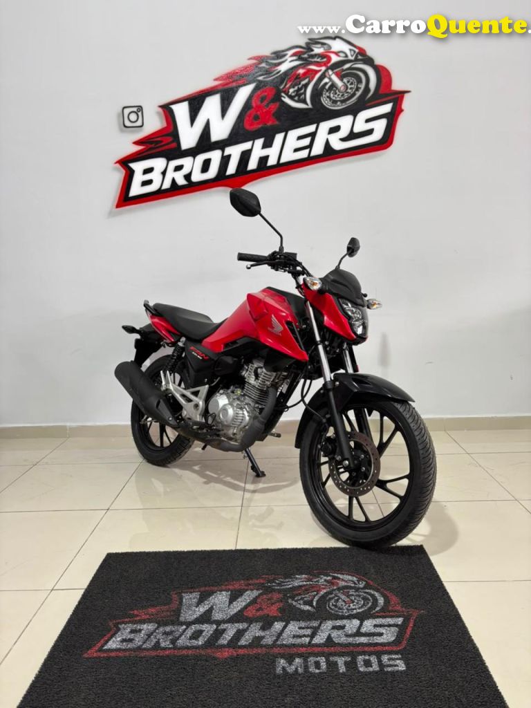 HONDA   CG 160 FAN   VERMELHO 2025 160 FLEX - Loja