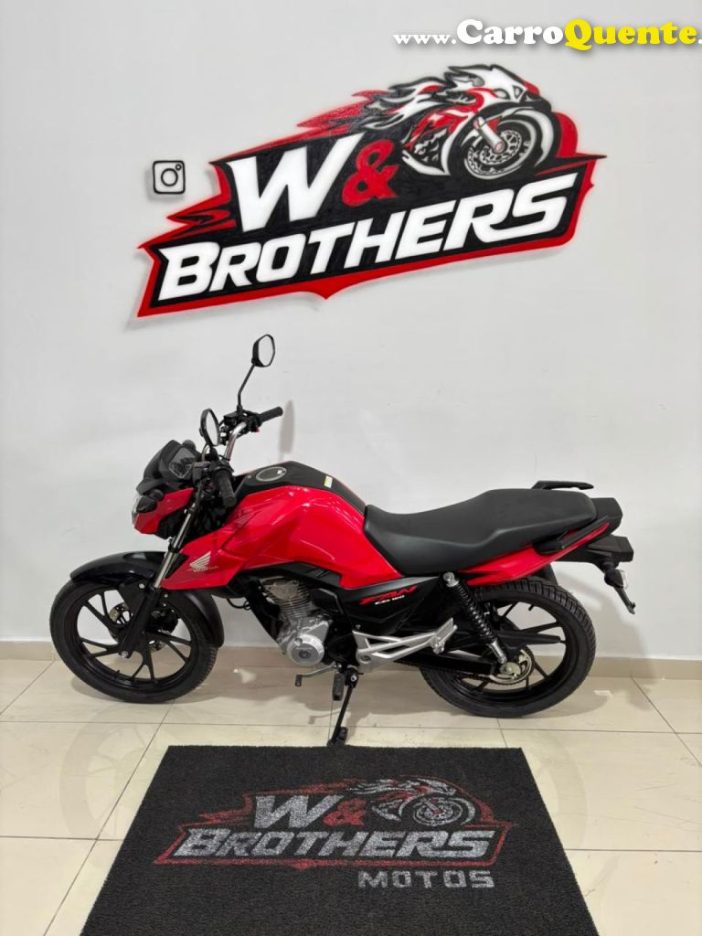 HONDA   CG 160 FAN   VERMELHO 2025 160 FLEX - Loja