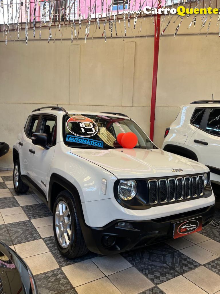 JEEP   RENEGADE SPORT 1.8 4X2 FLEX 16V AUT.   BRANCO 2019 1.8 FLEX - Loja