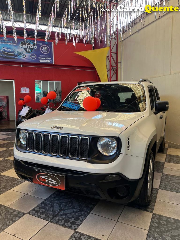 JEEP   RENEGADE SPORT 1.8 4X2 FLEX 16V AUT.   BRANCO 2019 1.8 FLEX - Loja