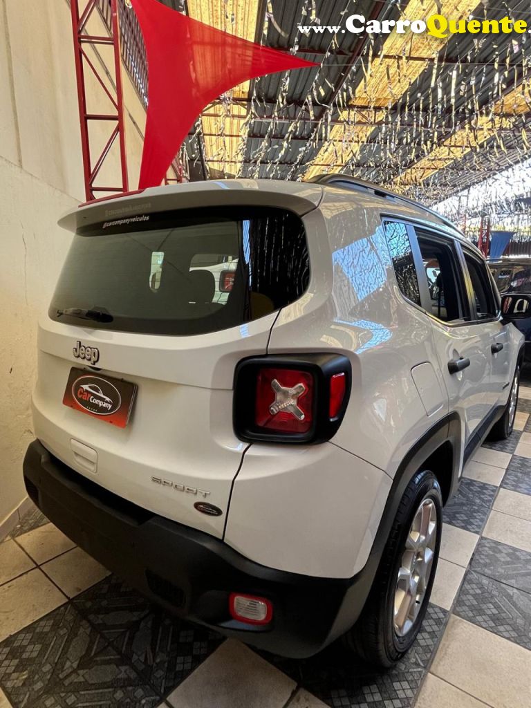 JEEP   RENEGADE SPORT 1.8 4X2 FLEX 16V AUT.   BRANCO 2019 1.8 FLEX - Loja