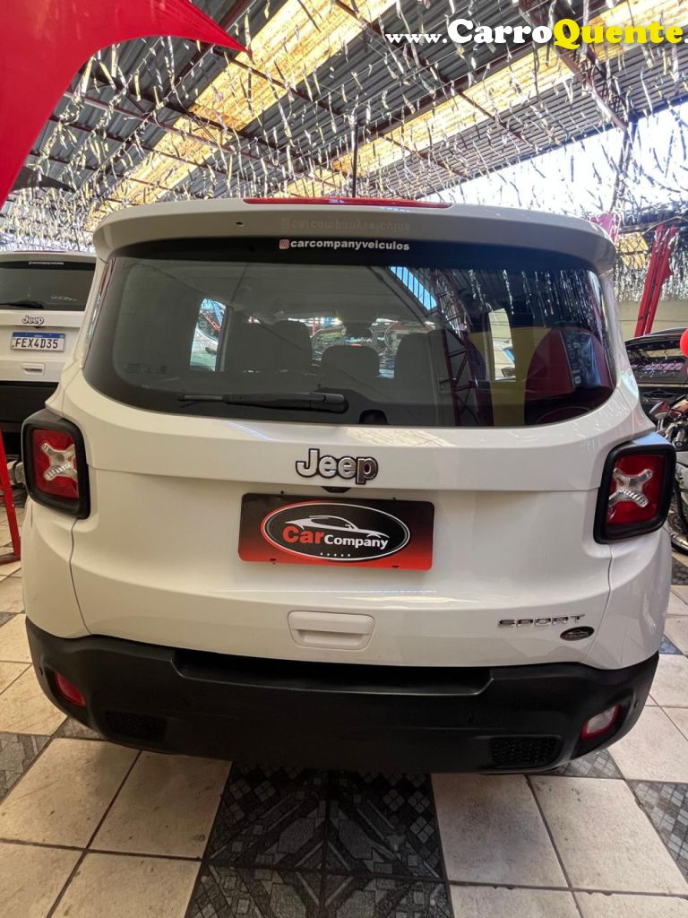 JEEP   RENEGADE SPORT 1.8 4X2 FLEX 16V AUT.   BRANCO 2019 1.8 FLEX - Loja