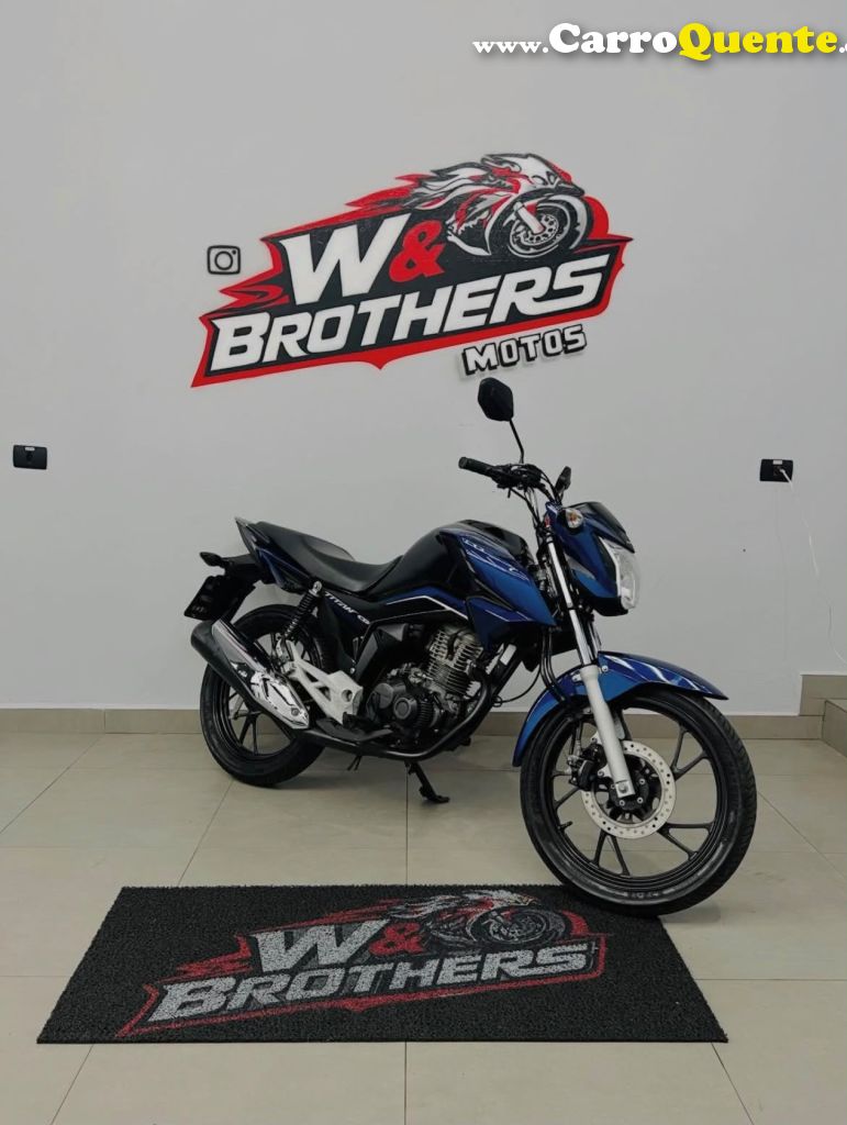 HONDA   CG 160 TITAN FLEXONEED.ESPECIAL 40 ANOS   AZUL 2024 160 FLEX - Loja