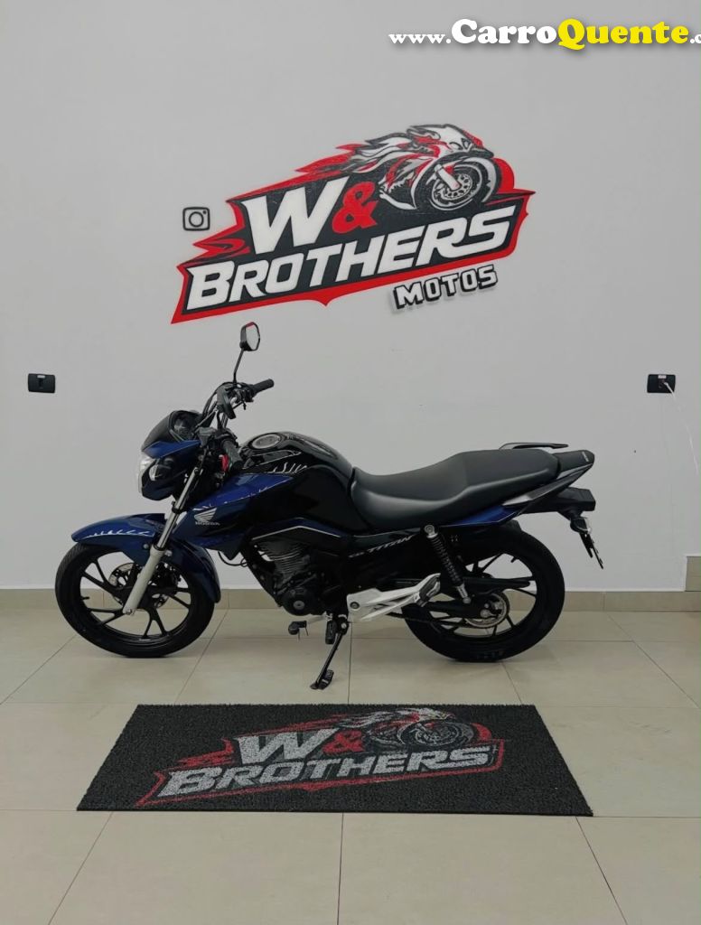 HONDA   CG 160 TITAN FLEXONEED.ESPECIAL 40 ANOS   AZUL 2024 160 FLEX - Loja