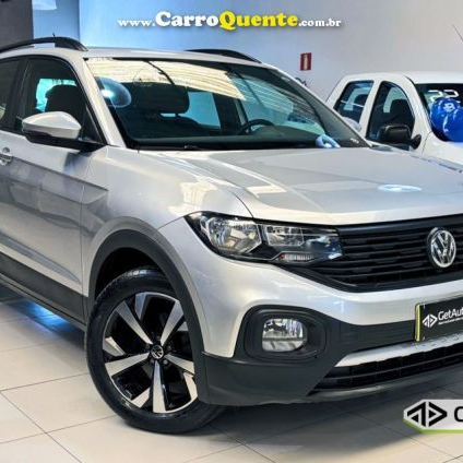 VOLKSWAGEN   T-CROSS SENSE 1.0 TSI FLEX 5P AUT.   PRATA 2021 1.0 FLEX