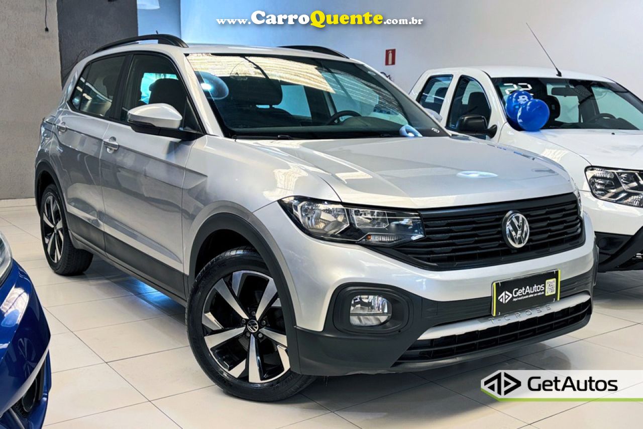 VOLKSWAGEN   T-CROSS SENSE 1.0 TSI FLEX 5P AUT.   PRATA 2021 1.0 FLEX - Loja