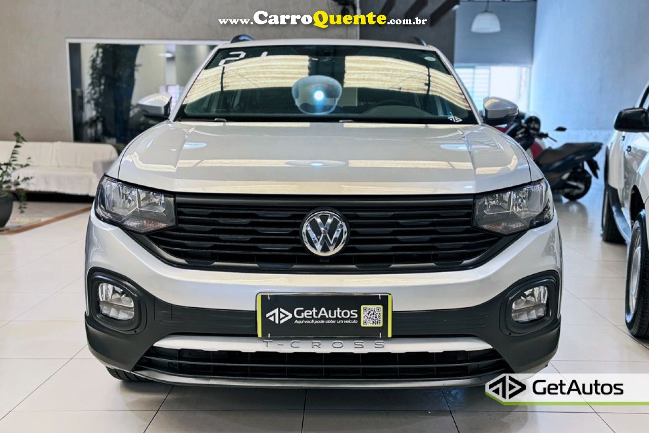 VOLKSWAGEN   T-CROSS SENSE 1.0 TSI FLEX 5P AUT.   PRATA 2021 1.0 FLEX - Loja