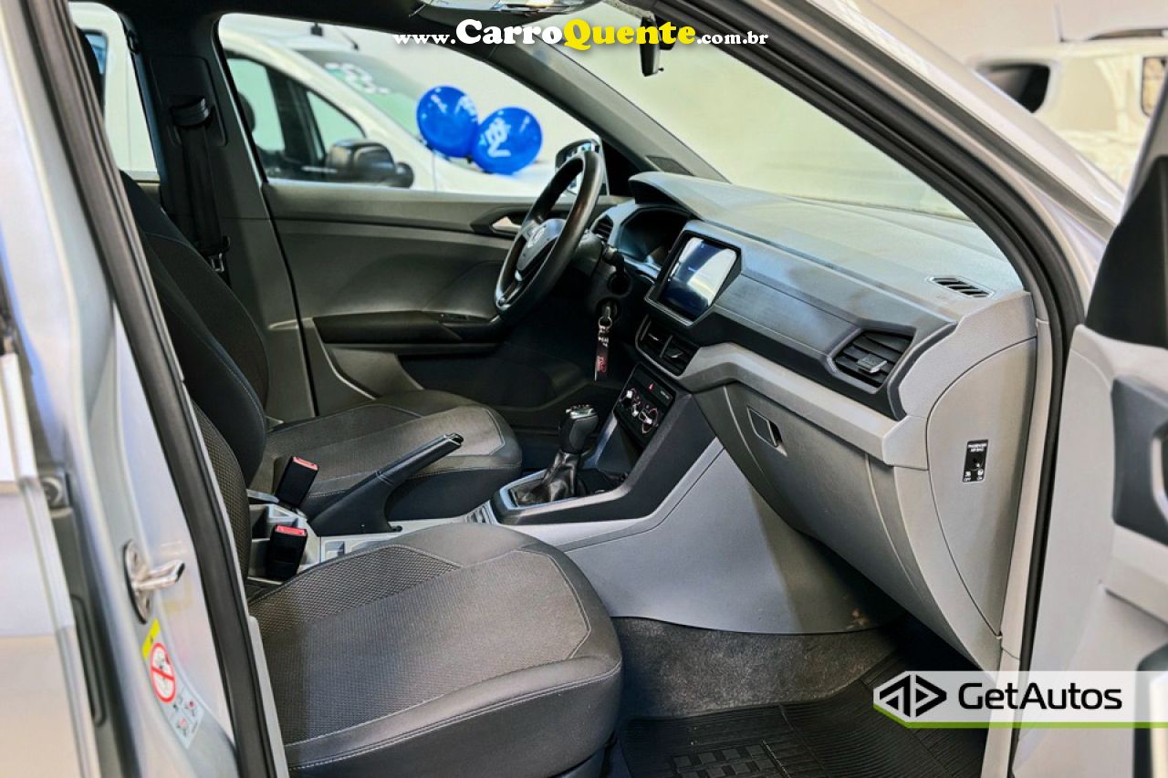 VOLKSWAGEN   T-CROSS SENSE 1.0 TSI FLEX 5P AUT.   PRATA 2021 1.0 FLEX - Loja
