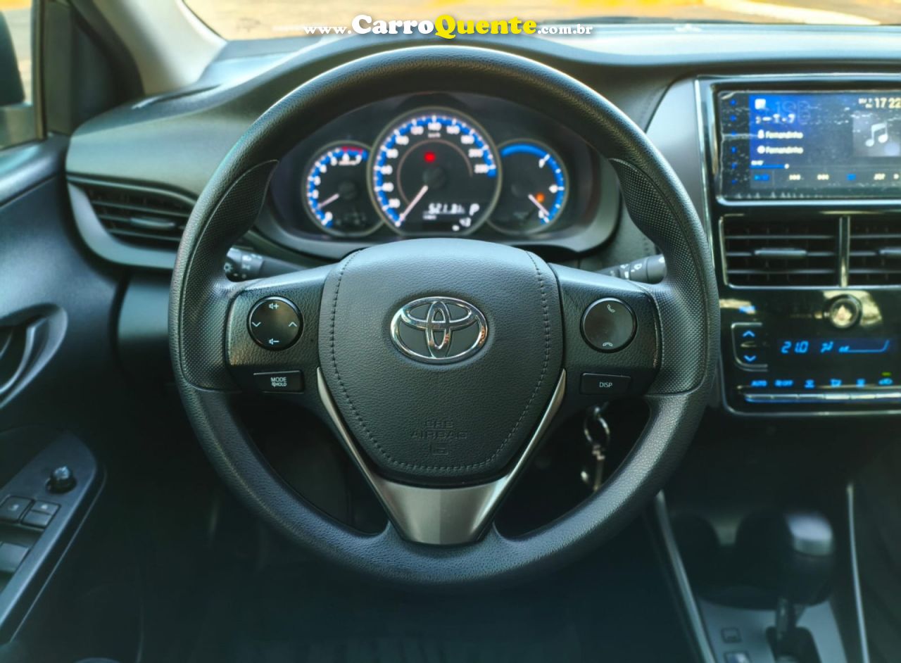 TOYOTA   YARIS XL 1.5 FLEX 16V 5P AUT.   PRATA 2025 1.5 FLEX - Loja
