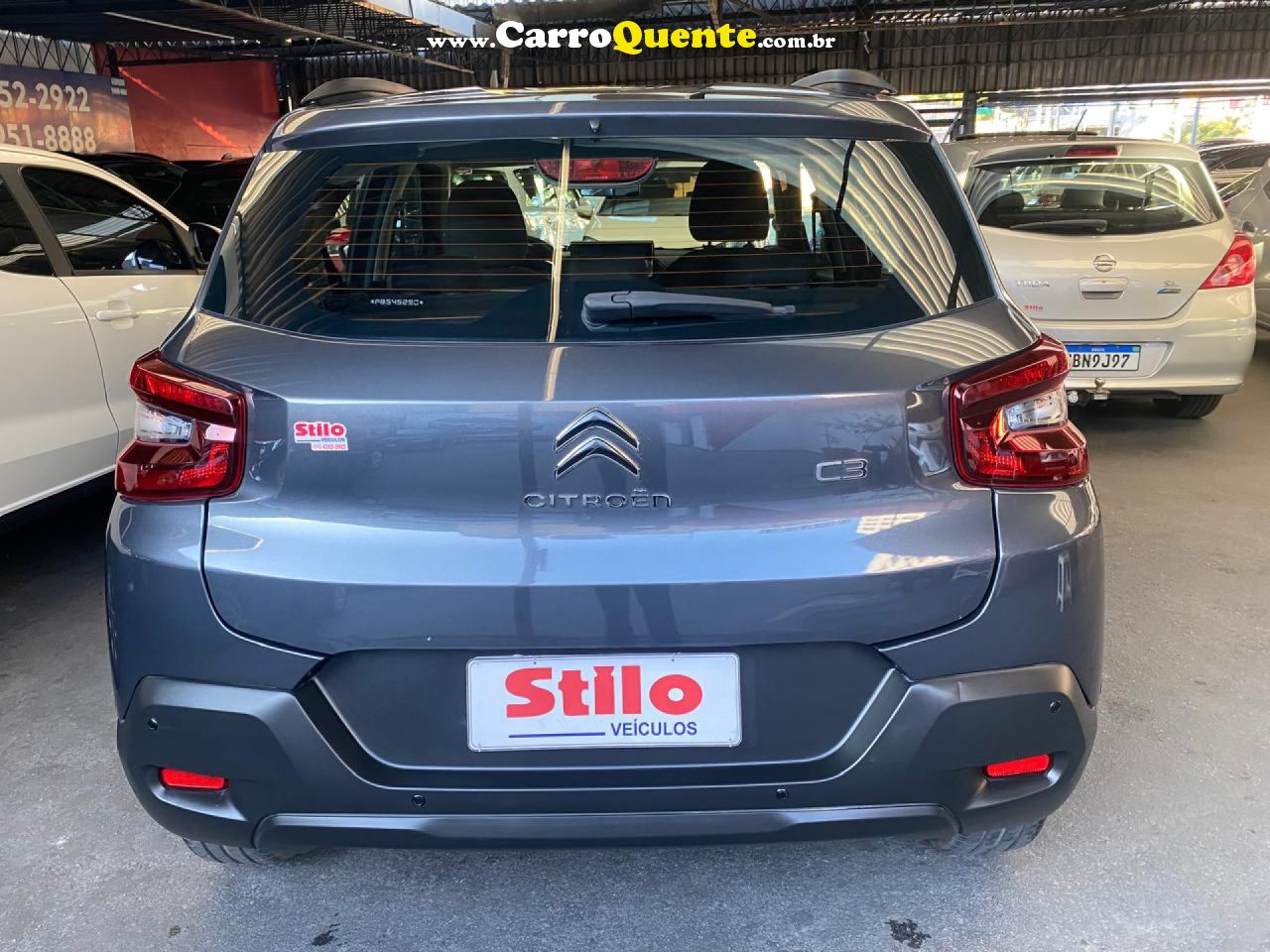 CITROËN   C3 FEEL 1.0 FLEX 6V 5P MEC.   CINZA 2023 1.0 FLEX - Loja