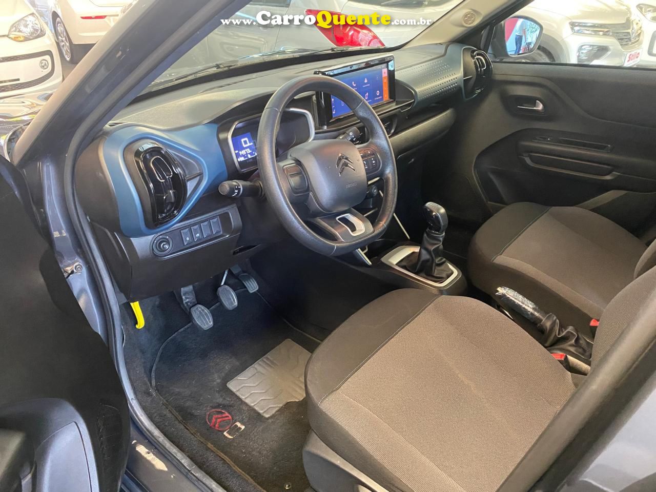 CITROËN   C3 FEEL 1.0 FLEX 6V 5P MEC.   CINZA 2023 1.0 FLEX - Loja