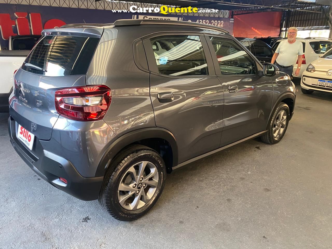 CITROËN   C3 FEEL 1.0 FLEX 6V 5P MEC.   CINZA 2023 1.0 FLEX - Loja