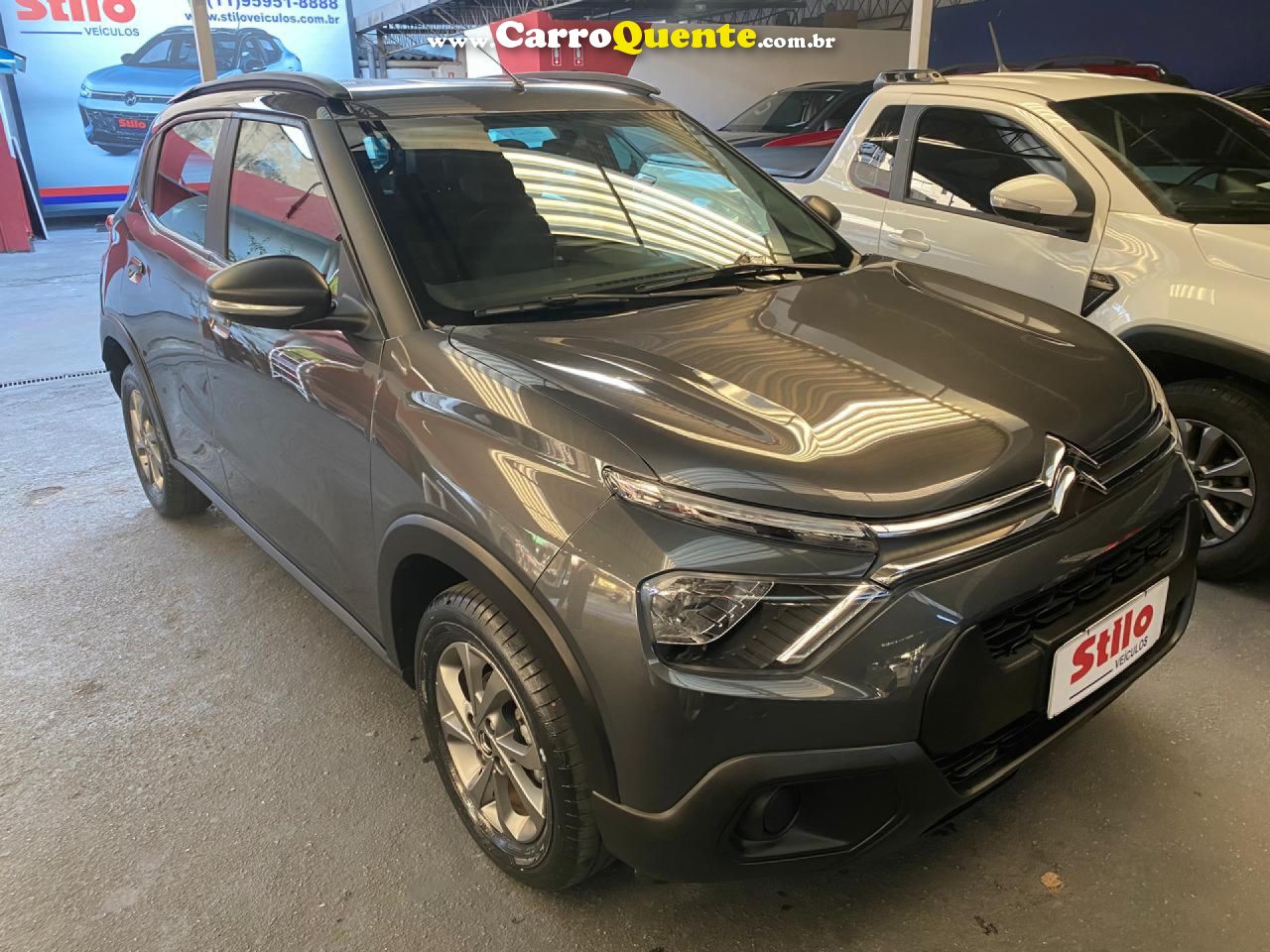CITROËN   C3 FEEL 1.0 FLEX 6V 5P MEC.   CINZA 2023 1.0 FLEX - Loja