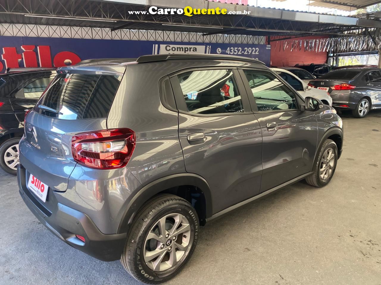 CITROËN   C3 FEEL 1.0 FLEX 6V 5P MEC.   CINZA 2023 1.0 FLEX - Loja