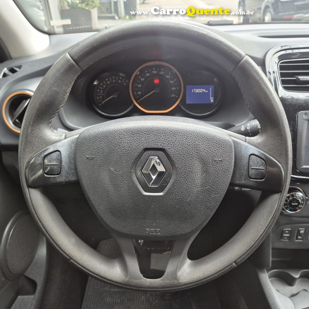 RENAULT   SANDERO STEPWAY HI-POWER 1.6 8V 5P   VERMELHO 2016 1.6 FLEX - Loja