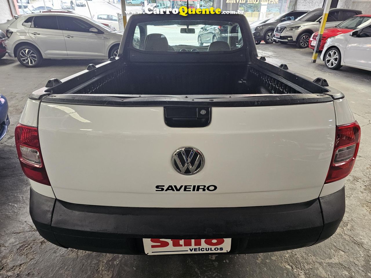 VOLKSWAGEN   SAVEIRO STARTLINE 1.6 T.FLEX 8V   BRANCO 2016 1.6 FLEX - Loja