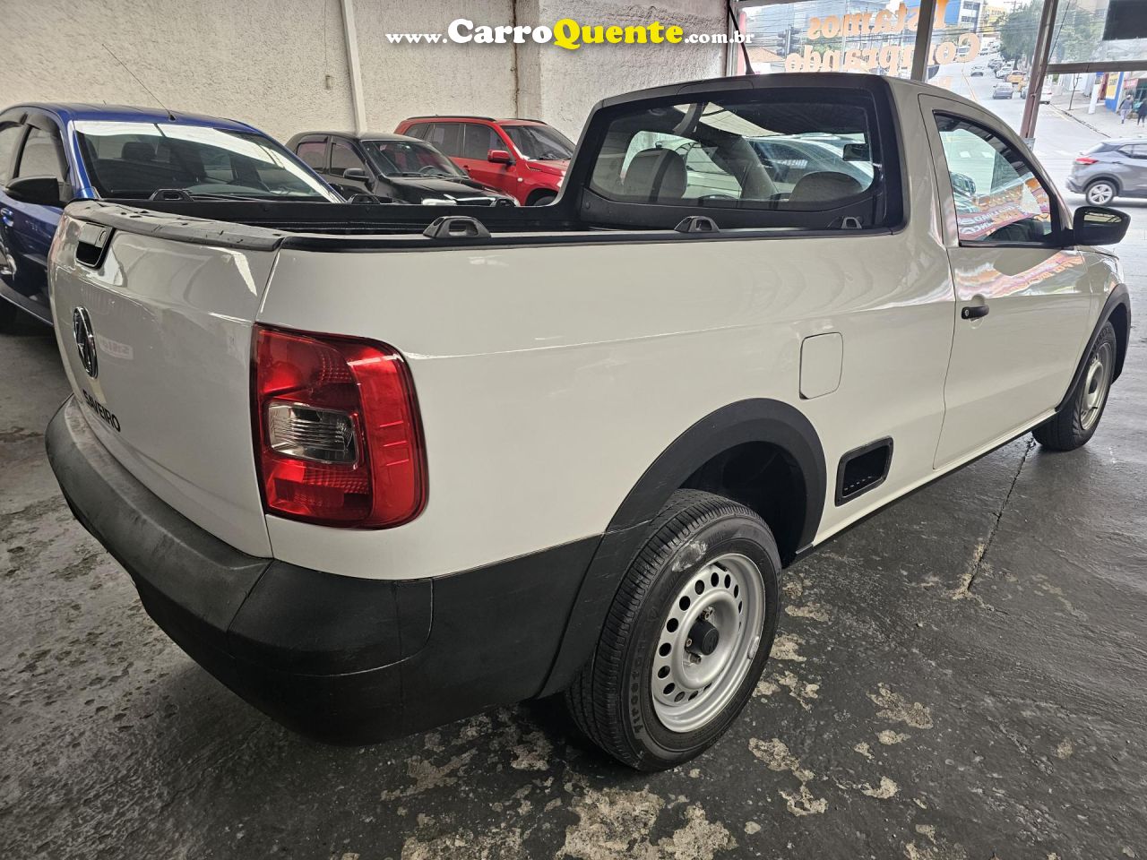 VOLKSWAGEN   SAVEIRO STARTLINE 1.6 T.FLEX 8V   BRANCO 2016 1.6 FLEX - Loja