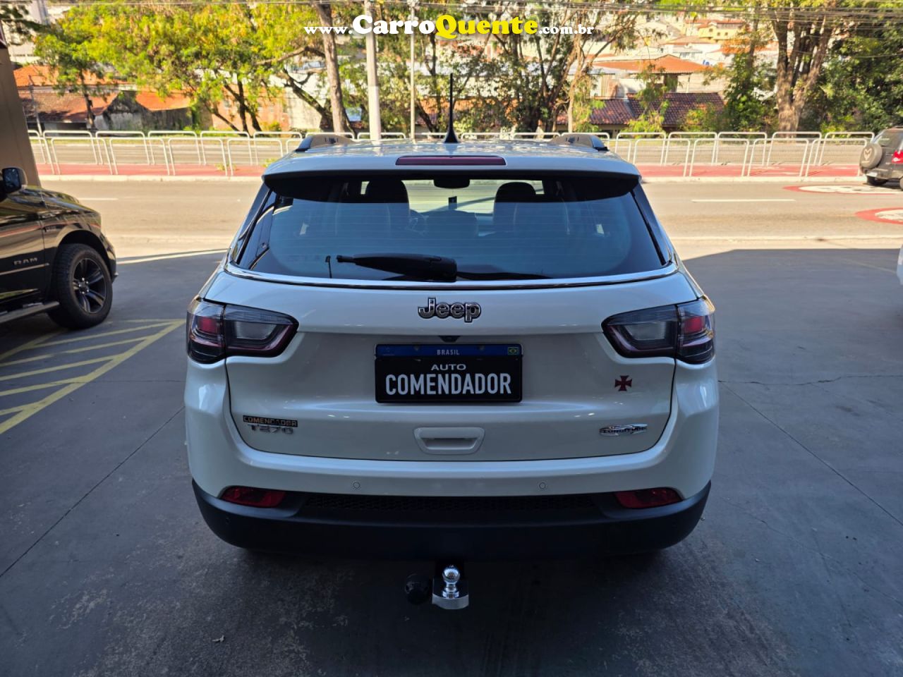 JEEP   COMPASS LONG. T270 1.3 TB 4X2 FLEX AUT.   BRANCO 2022 1.3 FLEX - Loja