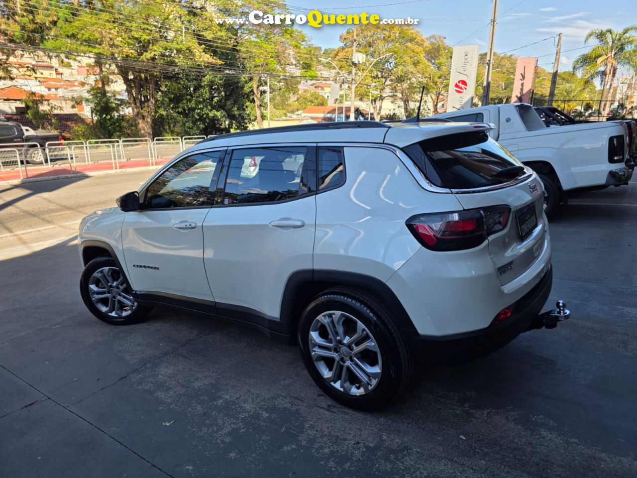 JEEP   COMPASS LONG. T270 1.3 TB 4X2 FLEX AUT.   BRANCO 2022 1.3 FLEX - Loja
