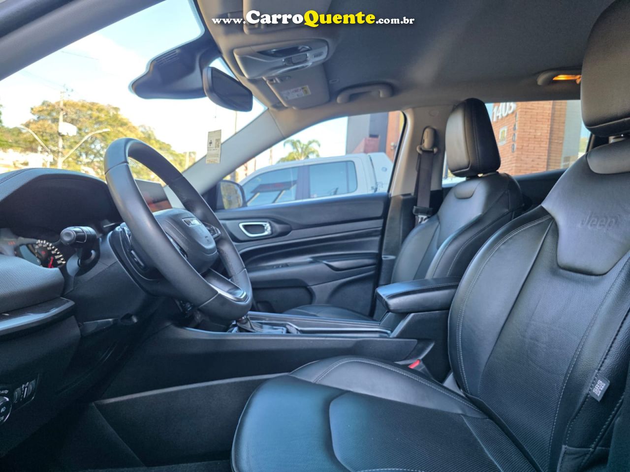 JEEP   COMPASS LONG. T270 1.3 TB 4X2 FLEX AUT.   BRANCO 2022 1.3 FLEX - Loja