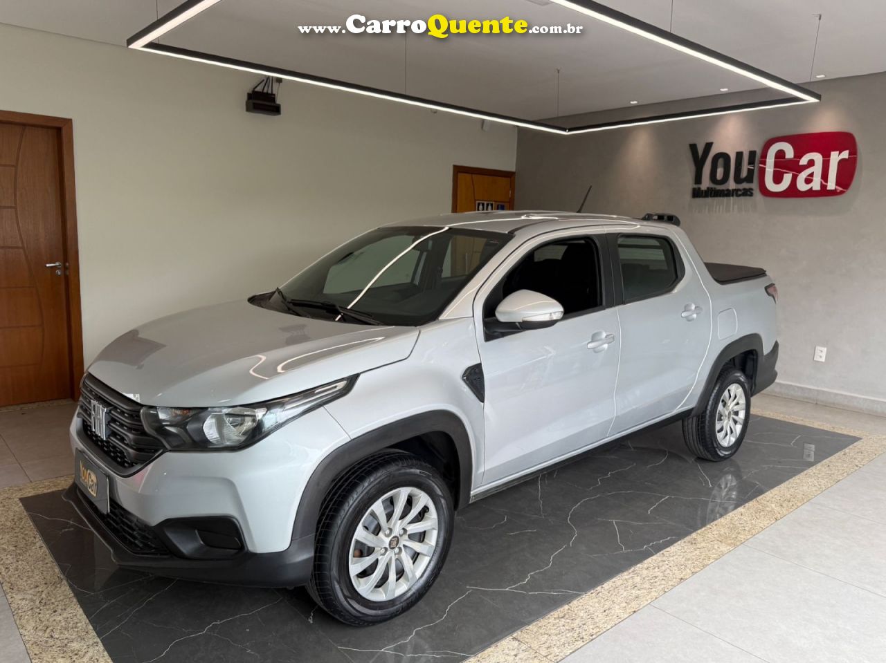 FIAT   STRADA FREEDOM 1.3 FLEX 8V CD   PRATA 2023 1.3 FLEX - Loja