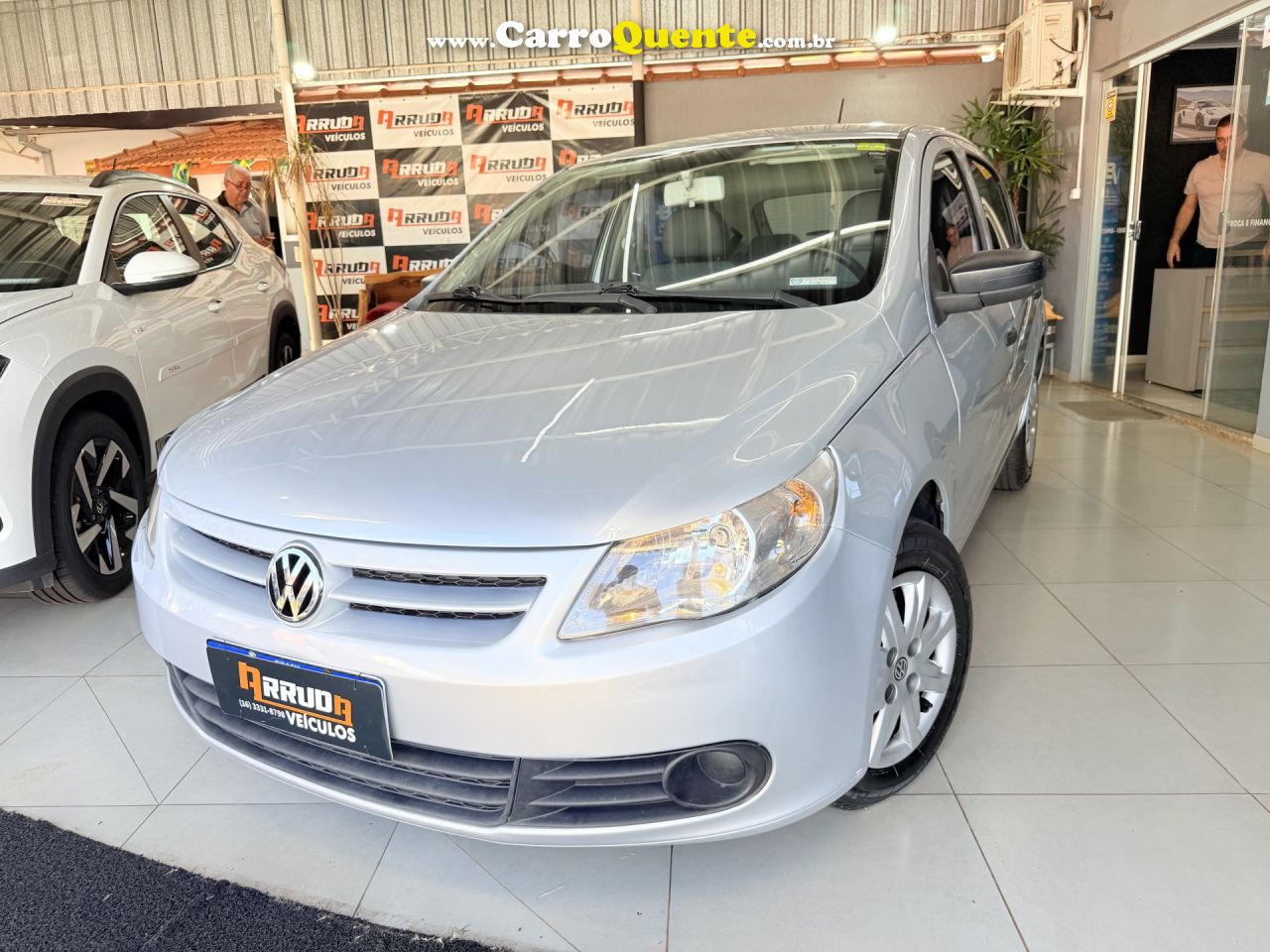 VOLKSWAGEN   GOL CITY (TREND)TITAN 1.0 T. FLEX 8V 4P   PRATA 2010 1.0 FLEX - Loja
