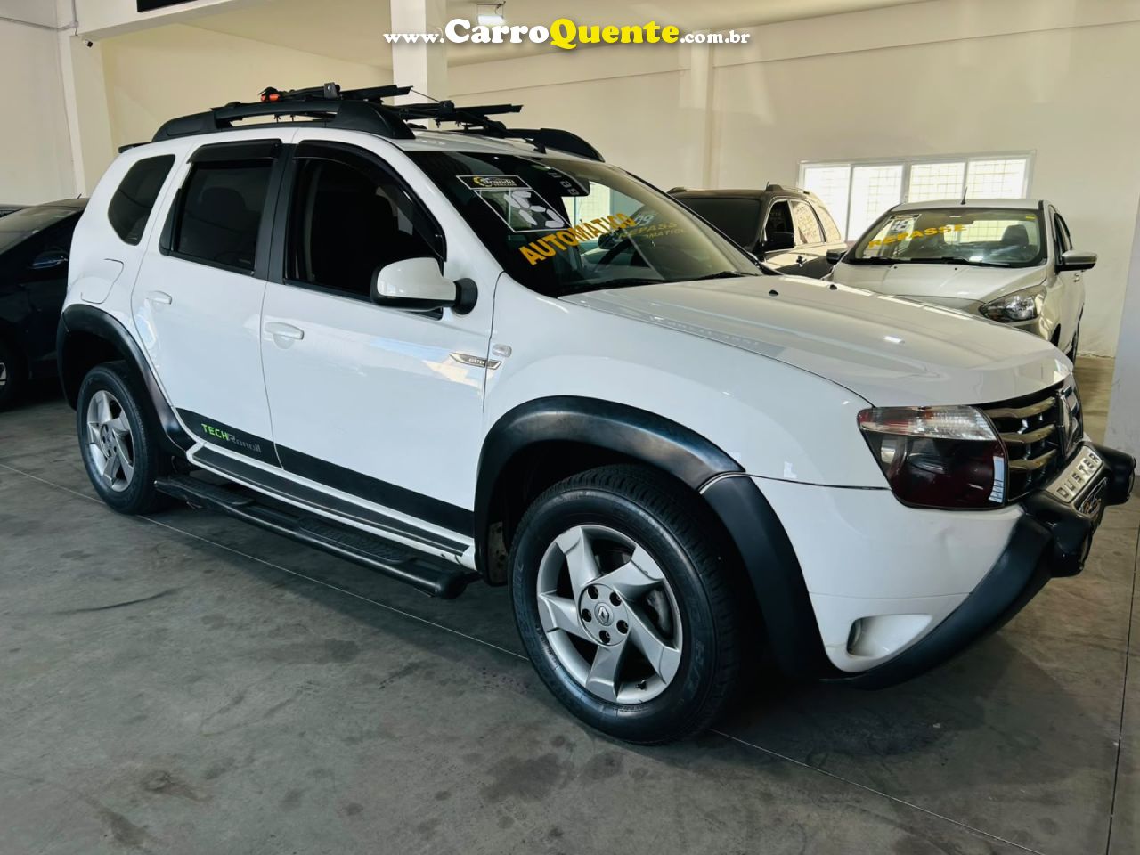 RENAULT   DUSTER DYNAMIQUE 2.0 FLEX 16V AUT.   BRANCO 2015 2.0 FLEX - Loja
