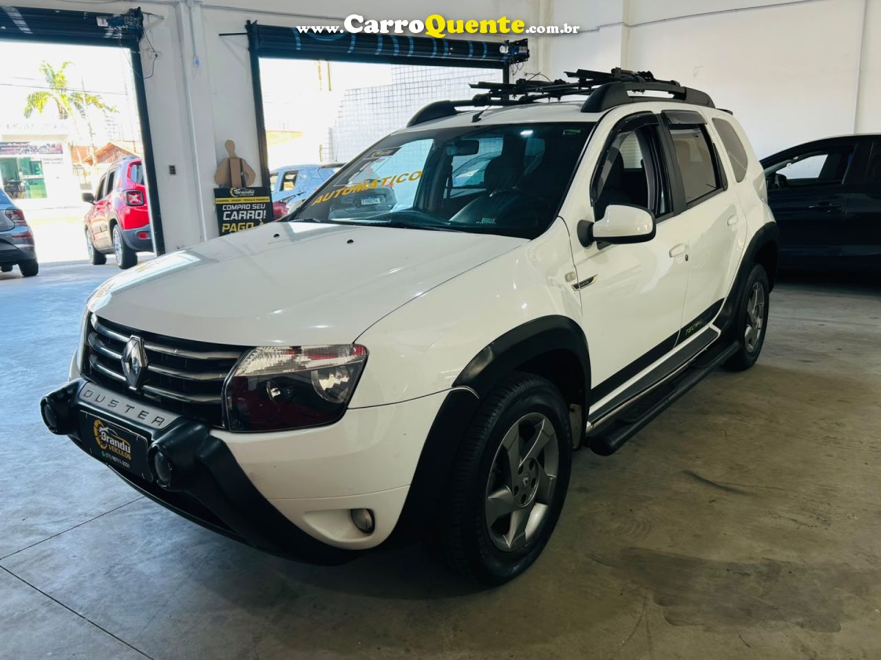 RENAULT   DUSTER DYNAMIQUE 2.0 FLEX 16V AUT.   BRANCO 2015 2.0 FLEX - Loja