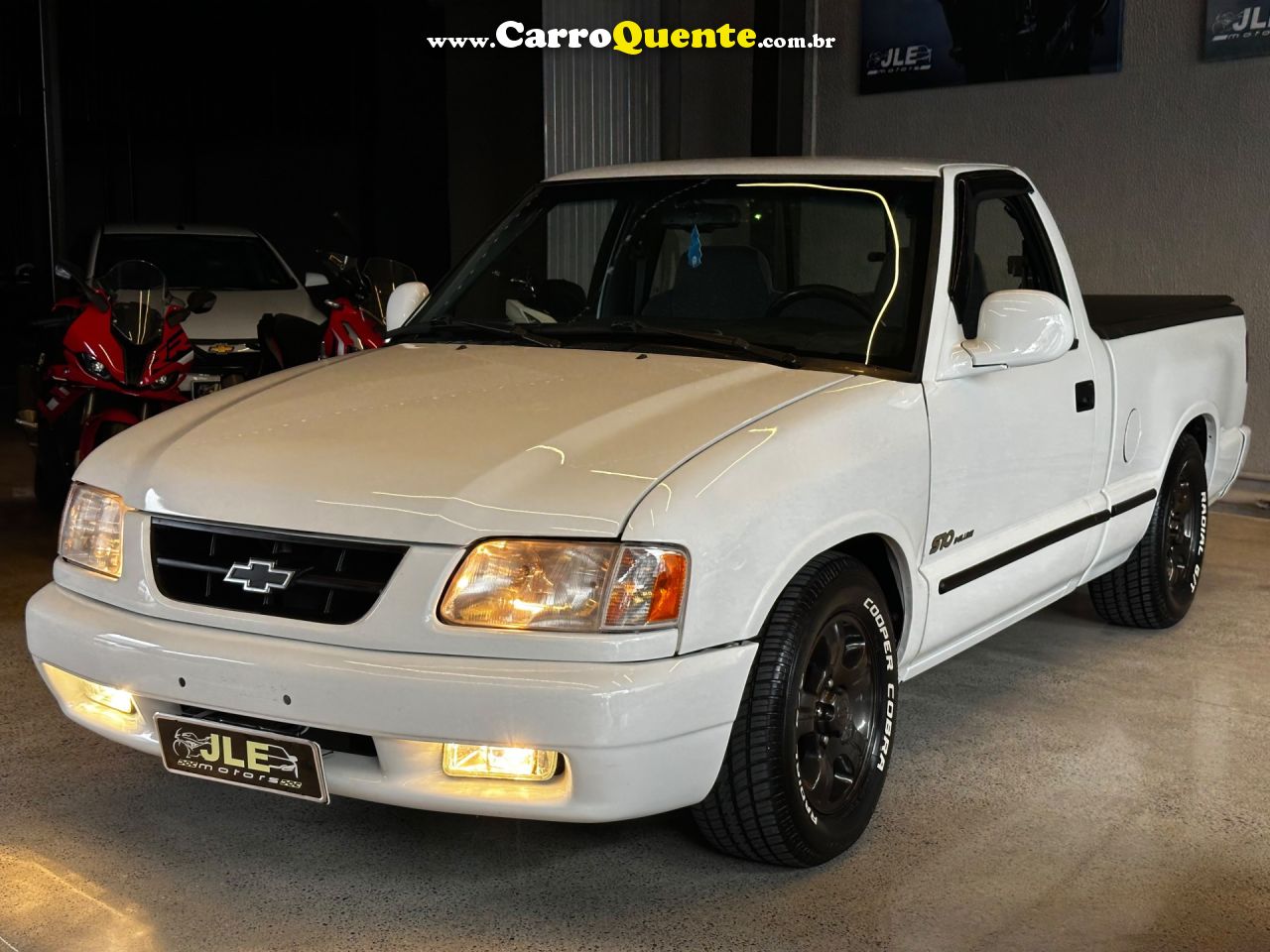 CHEVROLET   S10 PICK-UP LUXE 4.3 V6 CD   BRANCO 1998 4.3 GASOLINA - Loja