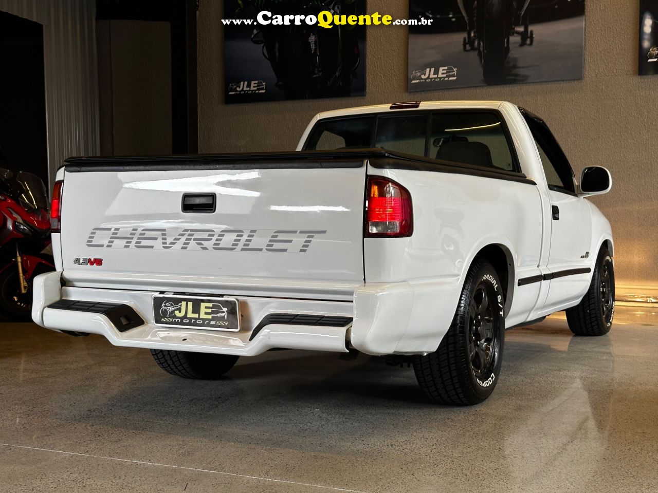 CHEVROLET   S10 PICK-UP LUXE 4.3 V6 CD   BRANCO 1998 4.3 GASOLINA - Loja