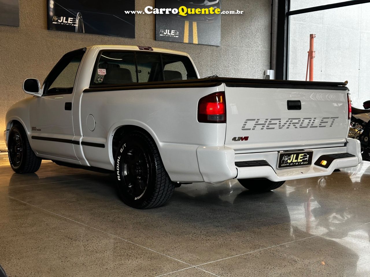 CHEVROLET   S10 PICK-UP LUXE 4.3 V6 CD   BRANCO 1998 4.3 GASOLINA - Loja
