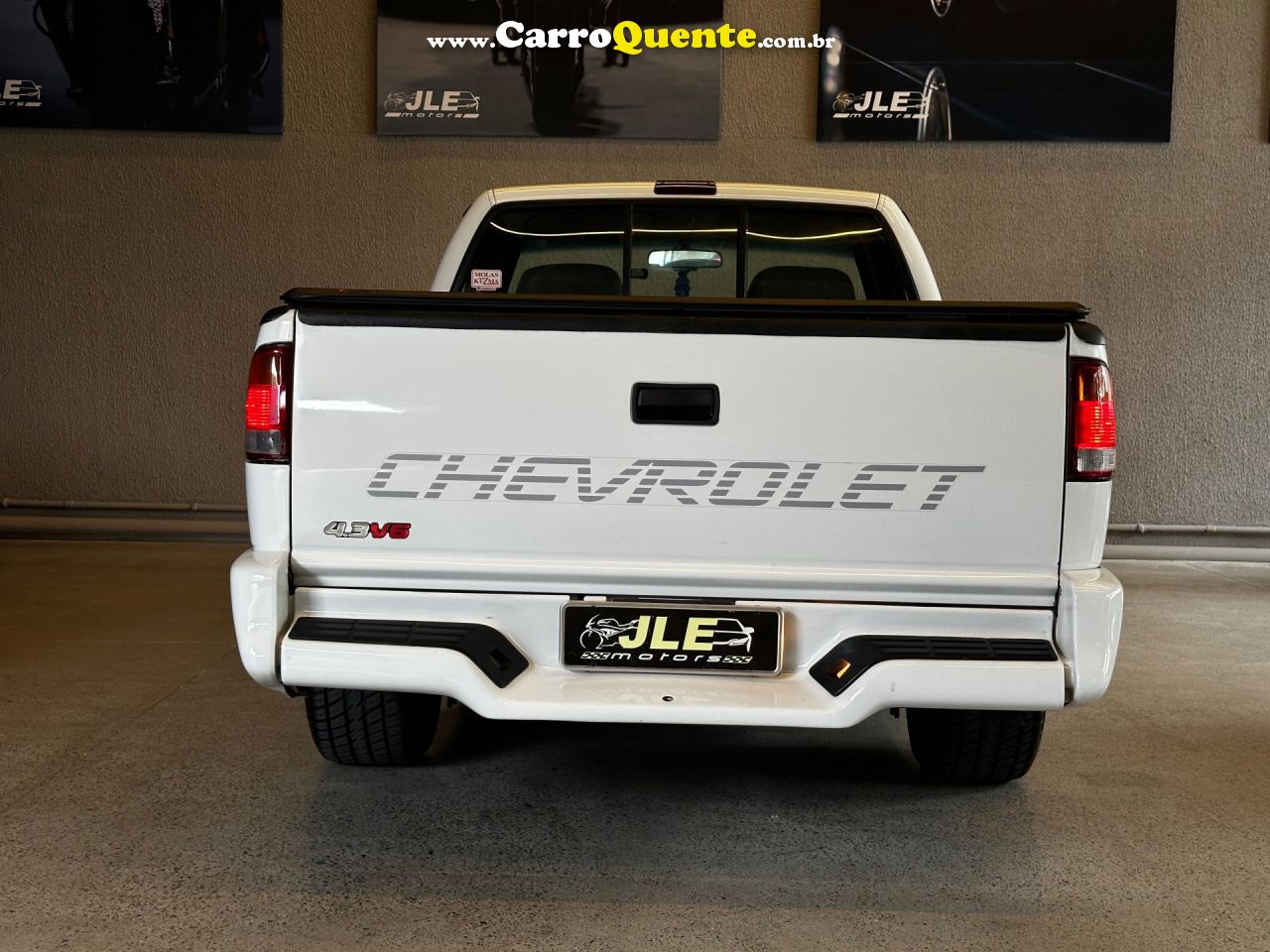 CHEVROLET   S10 PICK-UP LUXE 4.3 V6 CD   BRANCO 1998 4.3 GASOLINA - Loja